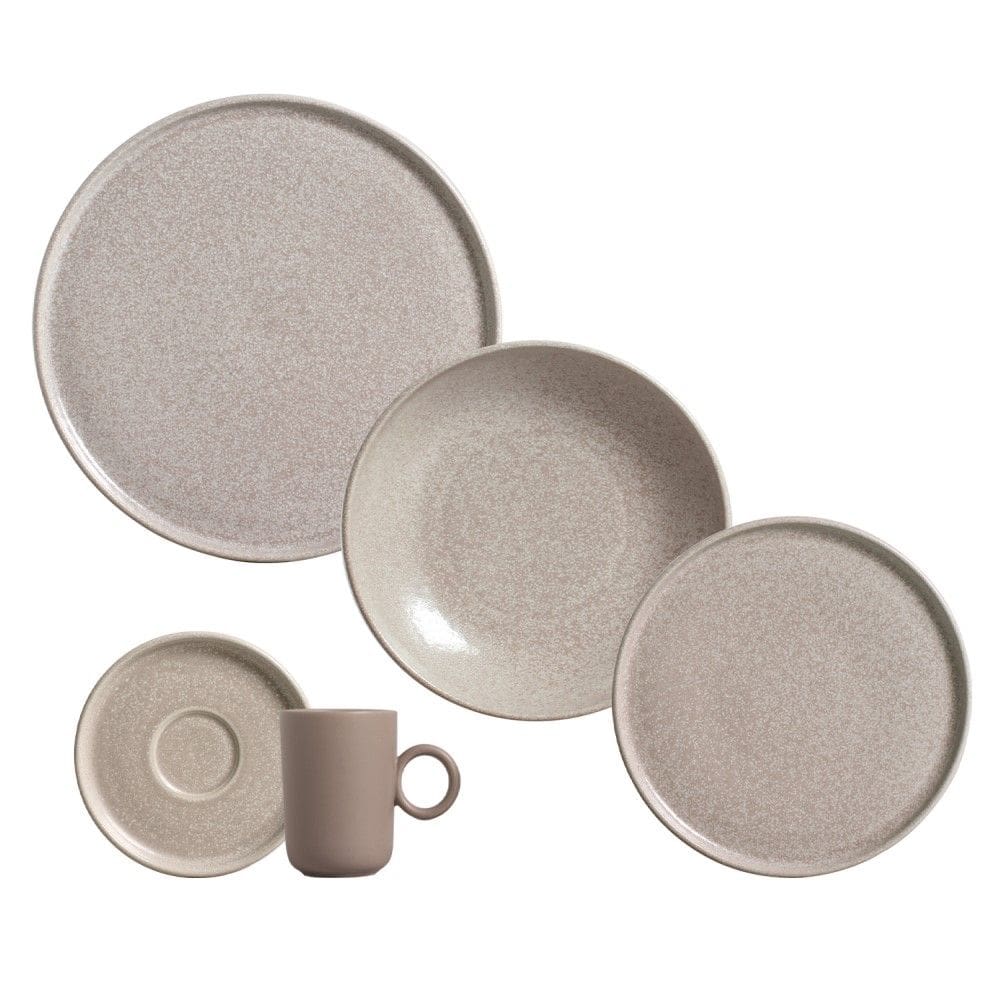 Aparelho de Jantar 20 Peças Basic Sandy Porto Brasil