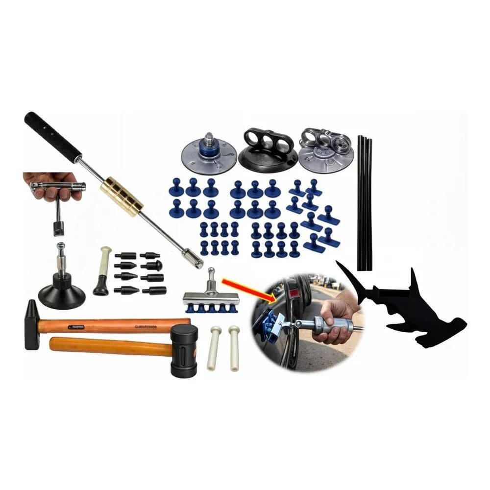 Kit Profissional Martelinho De Ouro Shark Hammer - 59Pçs S/P