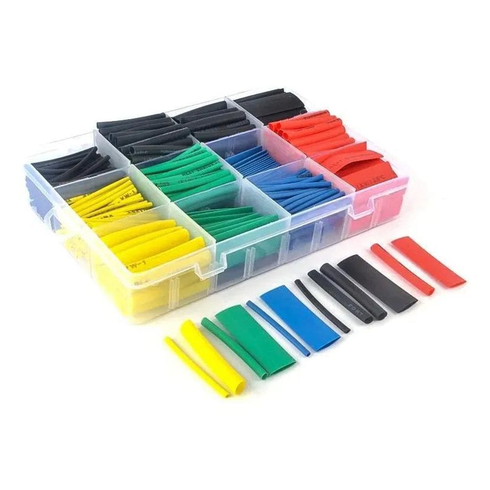Kit Caixa 530 Peças Espaguete Tubo Termo Retrátil Isolante