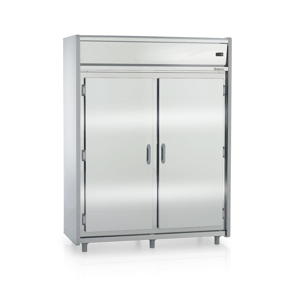 Mini Câmara Refrigerada 2 Portas GMCR1600 Inox Gelopar 220v