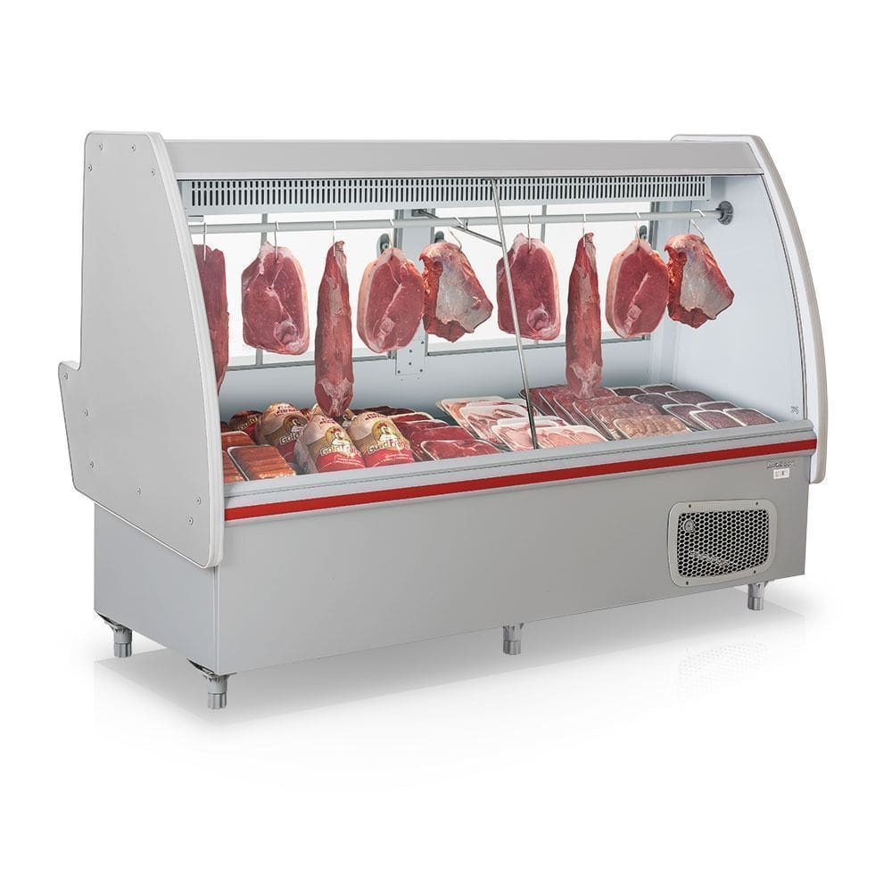 Balcão Frigorífico Açougue POP GAPS210 Cinza Gelopar 220V