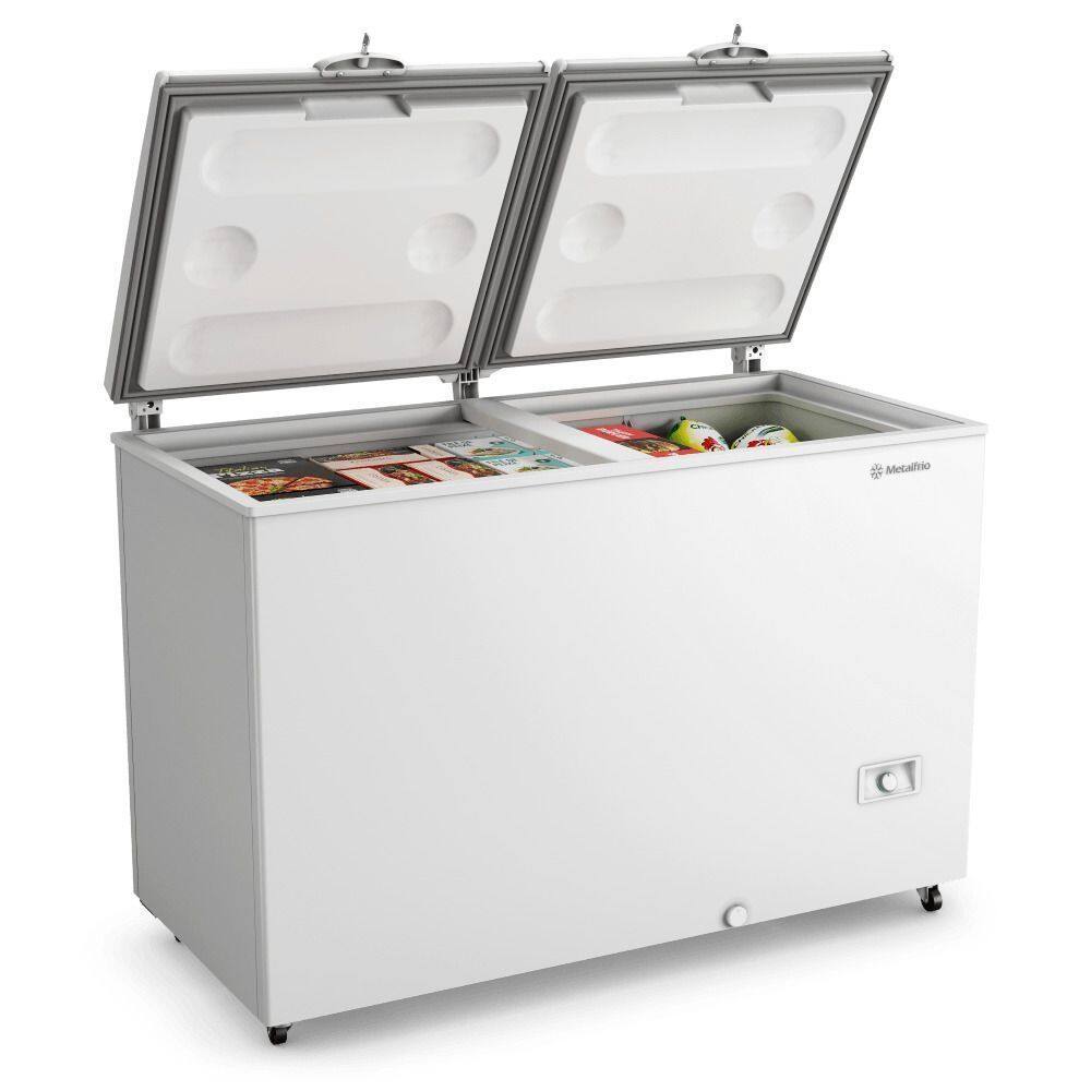 Freezer Horizontal Dupla Ação 2 Tampas 417L | Casas Bahia