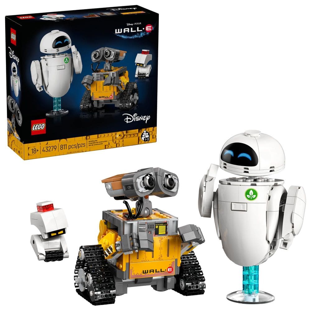 Conjunto de construção LEGO Disney & Pixar Wall-E & EVE 43279