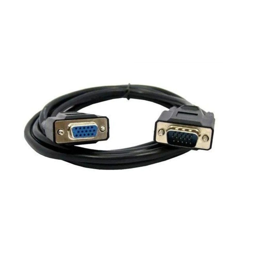 Cabo Extensor Para Monitor DB15M x DB15F 3 00 Metros com Filtro - Cia do Software.