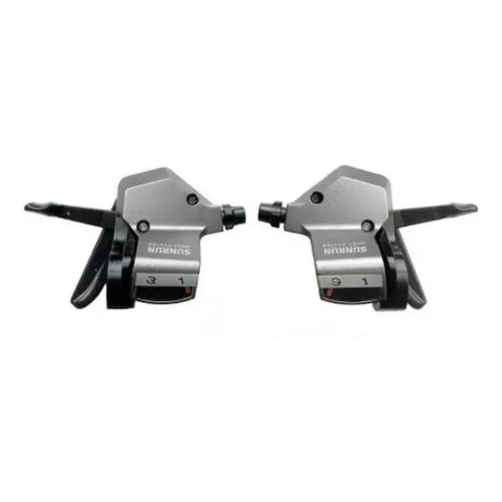Passador Alavanca Cambio Sunrun 9V 3X9 Trocador S/Manete 27V