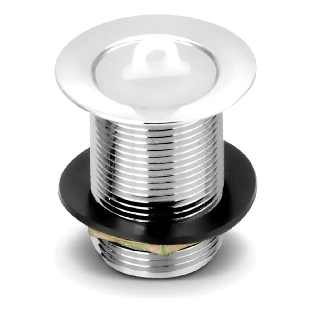 Válvula / Ralo De Tanque Metal Cromado 1.1/4`` Pia E Cuba