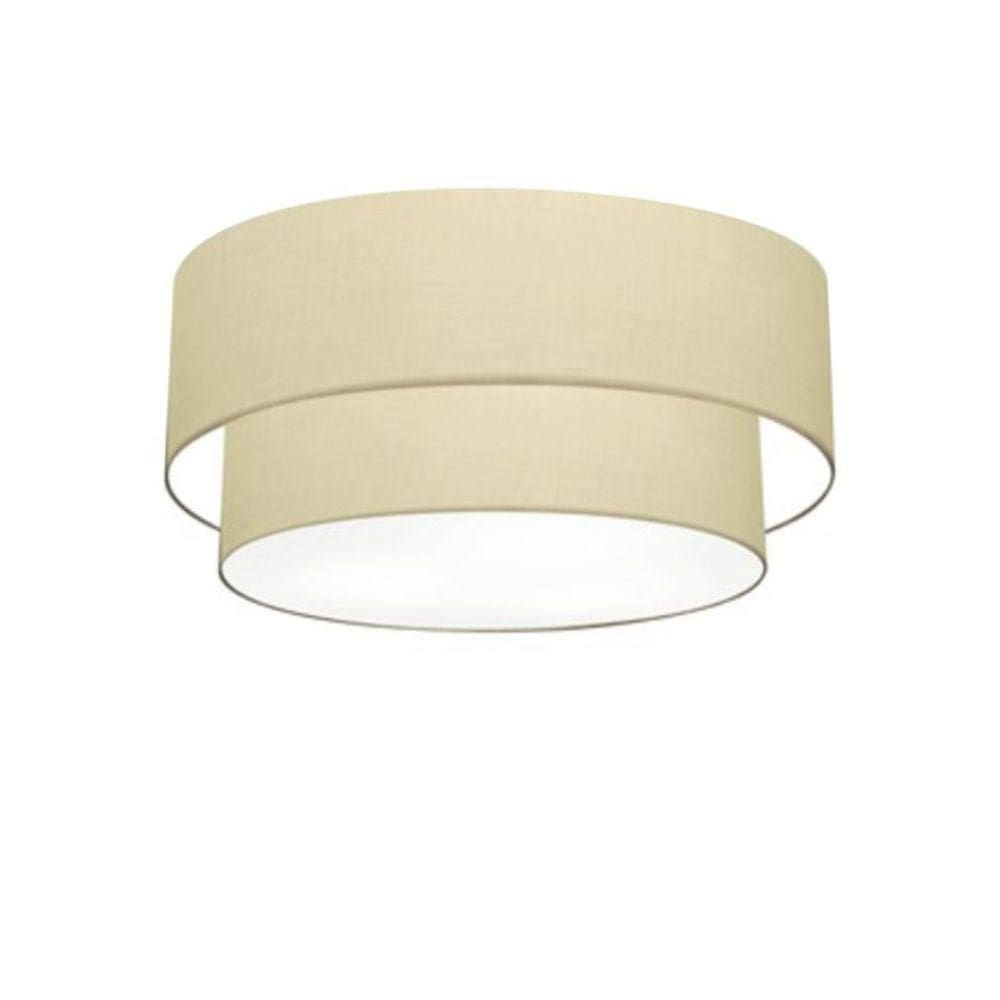 Plafon Para Banheiro Cilíndrico Sb-3017 Cúpula Cor Algodão Crú