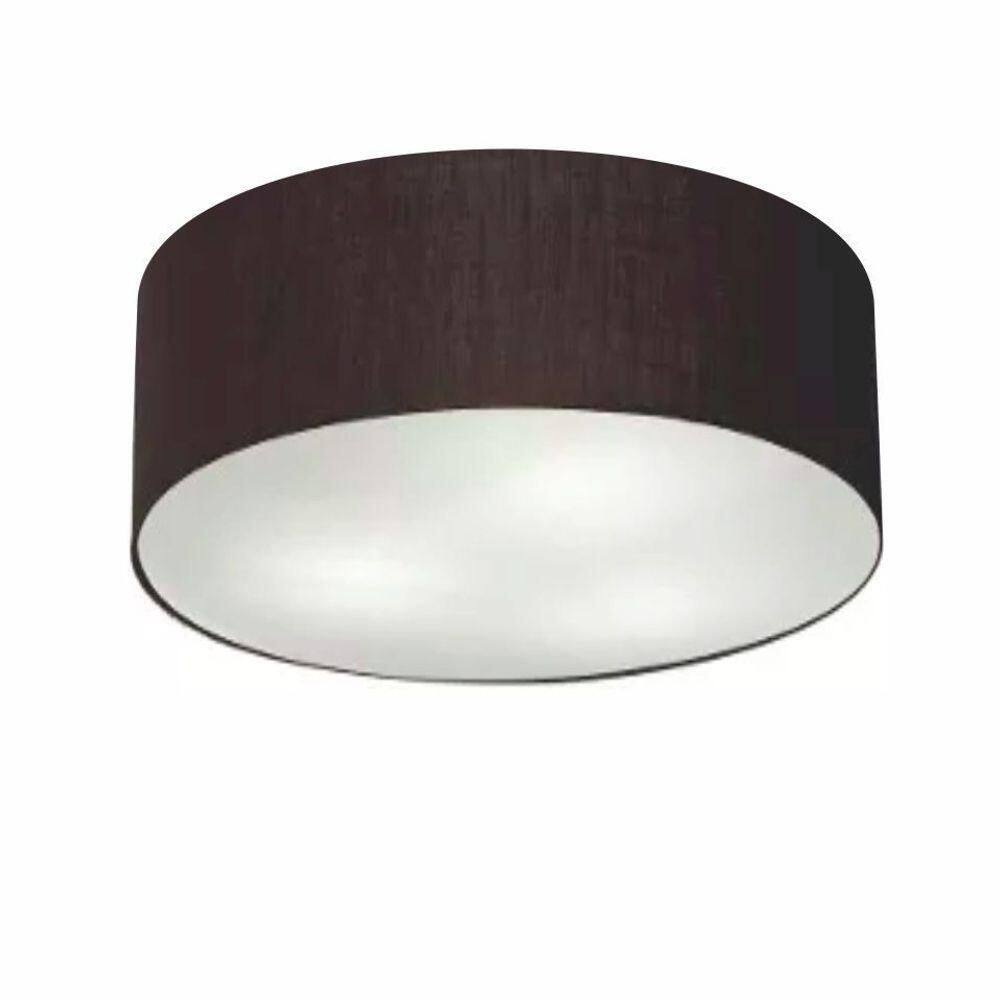 Plafon Para Corredor Cilíndrico Sc-3014 Cúpula Cor Preto