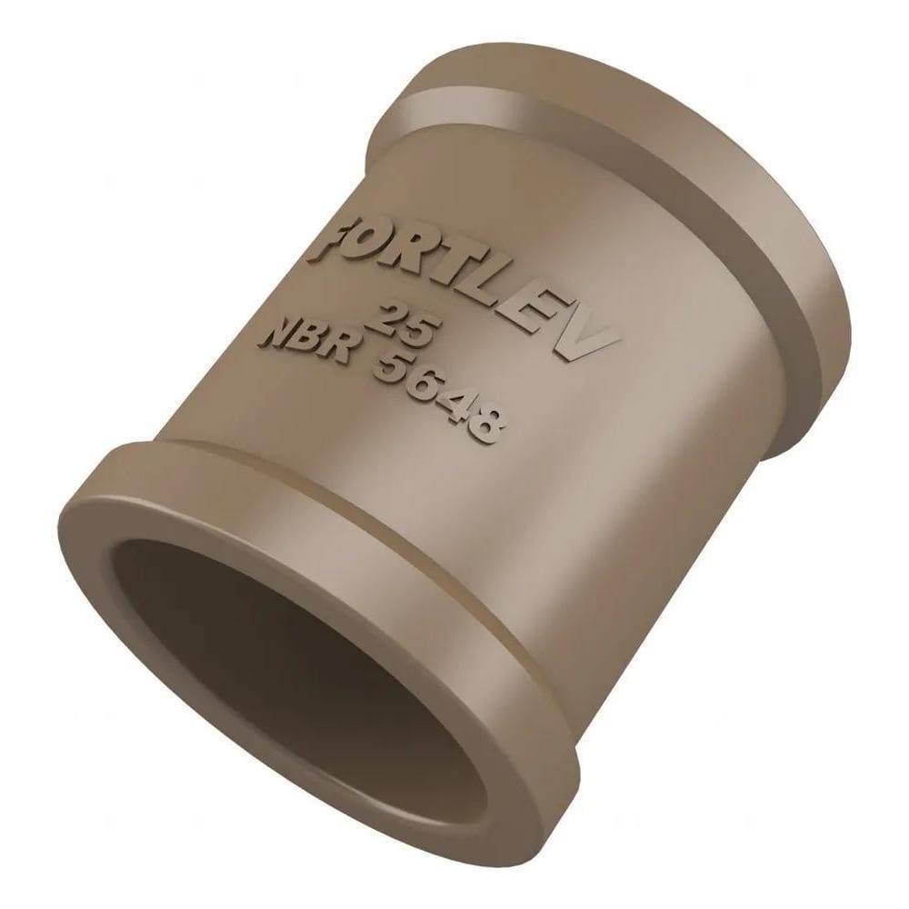 Luva Soldável 3/4 25Mm Marrom Para Cano De Água 50Un