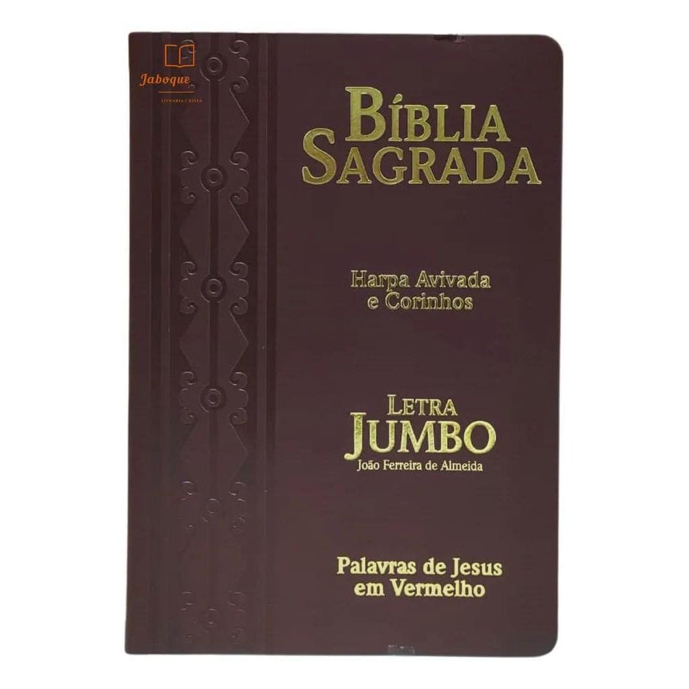 Bíblia Evangelica Letra Grande Jumbo Com Harpa Cristã João F