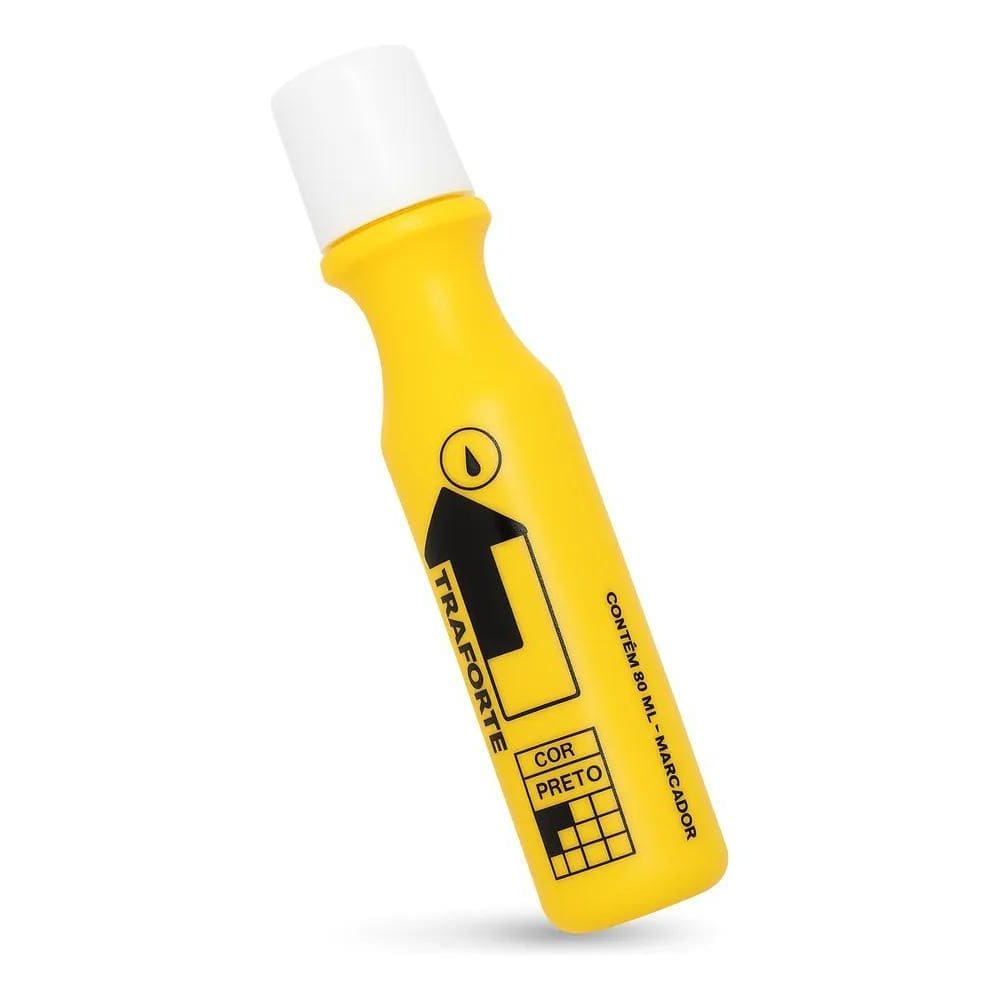Marcador Industrial 60Ml 3Mm Amarelo Traço Forte Baden