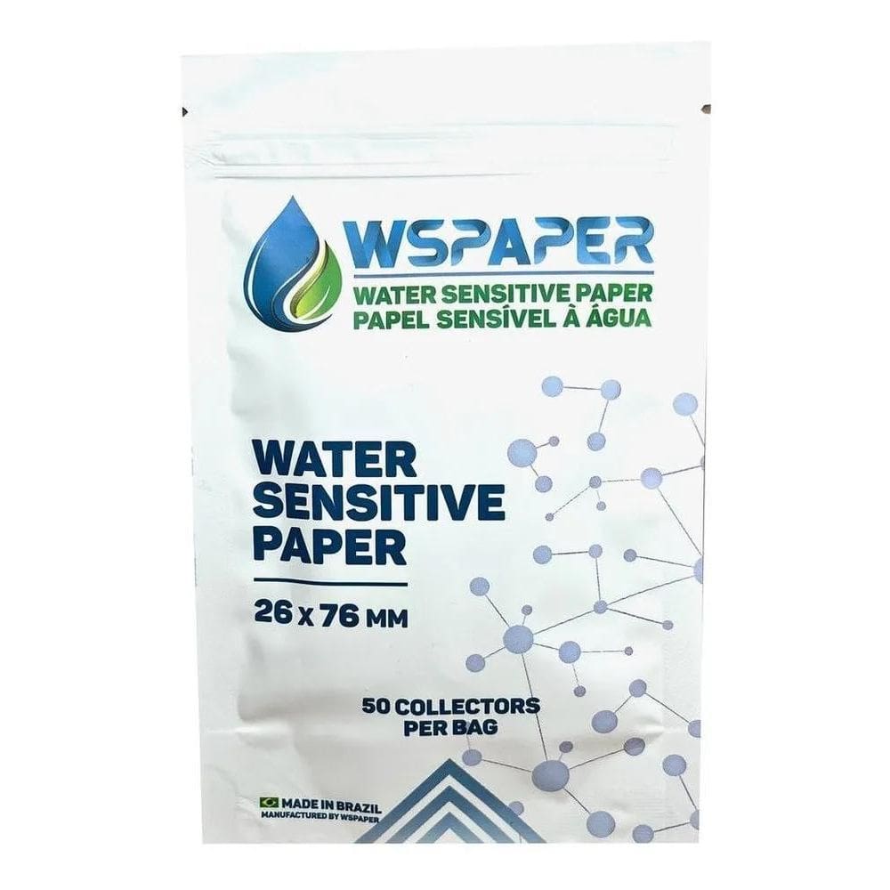 Kit 50 Unidades Papel Sensível Água  Hidrossensível  76X26Mm