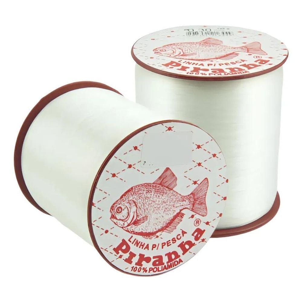 Linha De Pesca Nylon Monofilamento Branco Transparente 100G
