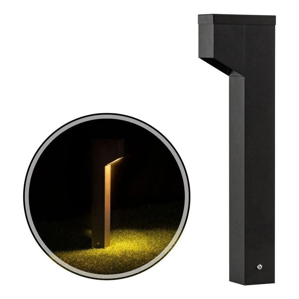 Poste Balizador Luminária Jardim 1 Foco Pra Gu10 Mr11 St2766