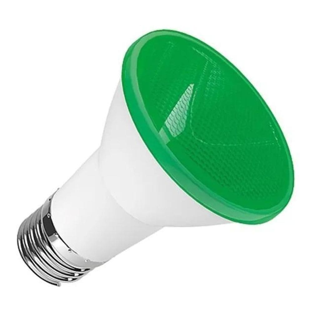 Lâmpada Par20 Led 6W Verde Ip65 Luminatti