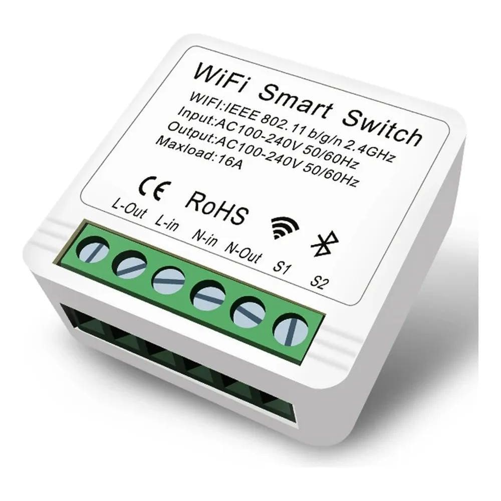 Interruptor Smart Switch Relé Inteligente Wi-Fi 16A Diy
