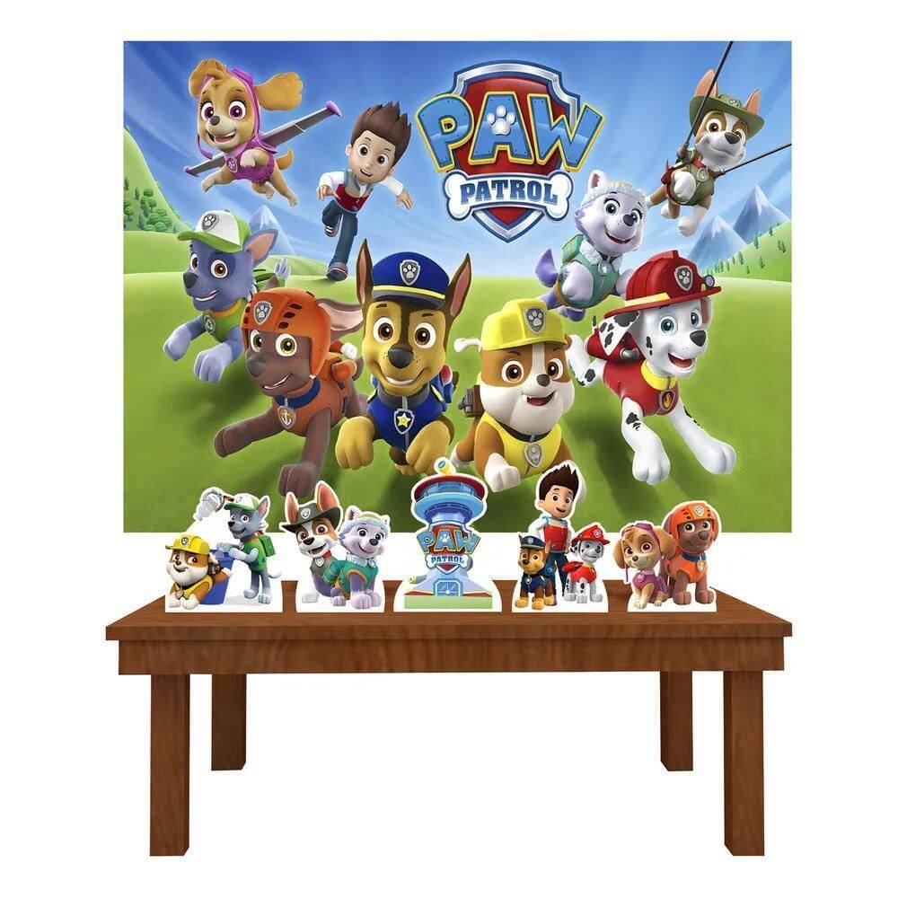 Kit Decoração De Festa Infantil Patrulha Canina Paw Patrol P