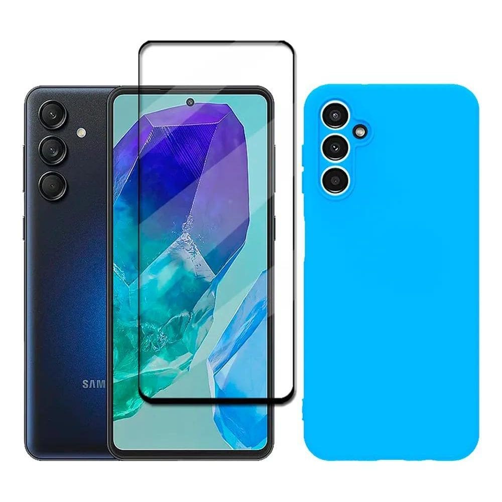 Capa Capinha Case + Película 3D Para Galaxy M55 5G Sm-M556B