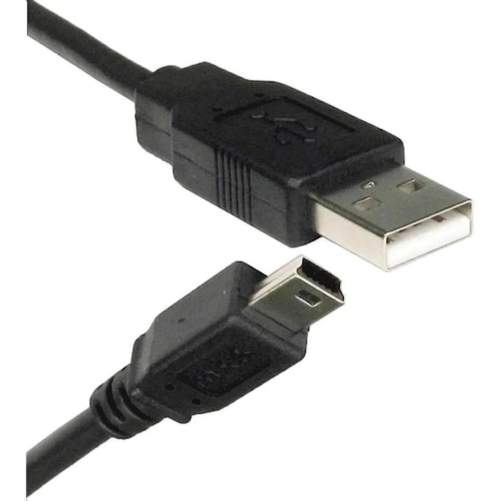 3X Cabo De Dados Usb X Mini Usb 4 Pinos 1,5 Metros Usb 2.0 C