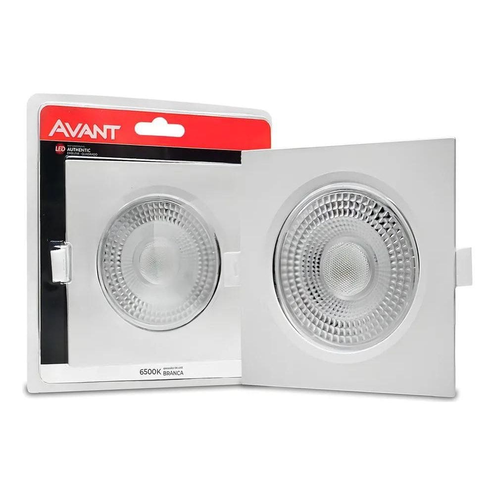 Spot Led Authentic Embutir 7W 6500K Branco Frio 11,8Cm Ip20