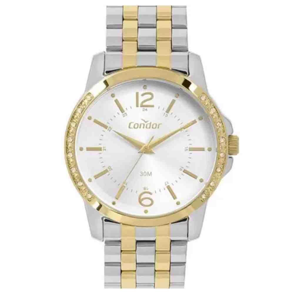 Kit Relógio Bicolor Feminino Condor Copc21Aefa/K5K
