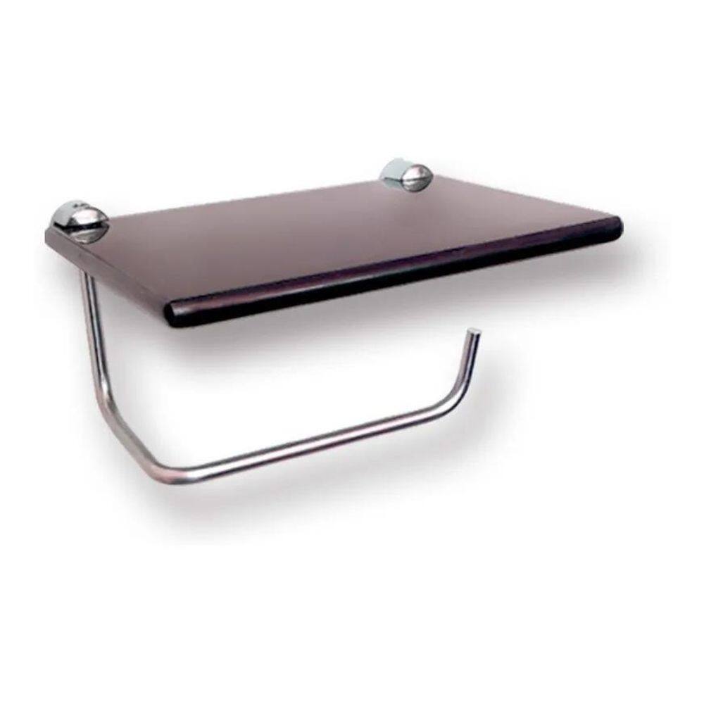 Papeleira Com Suporte 16X13 Cm - 8Mm - Fume