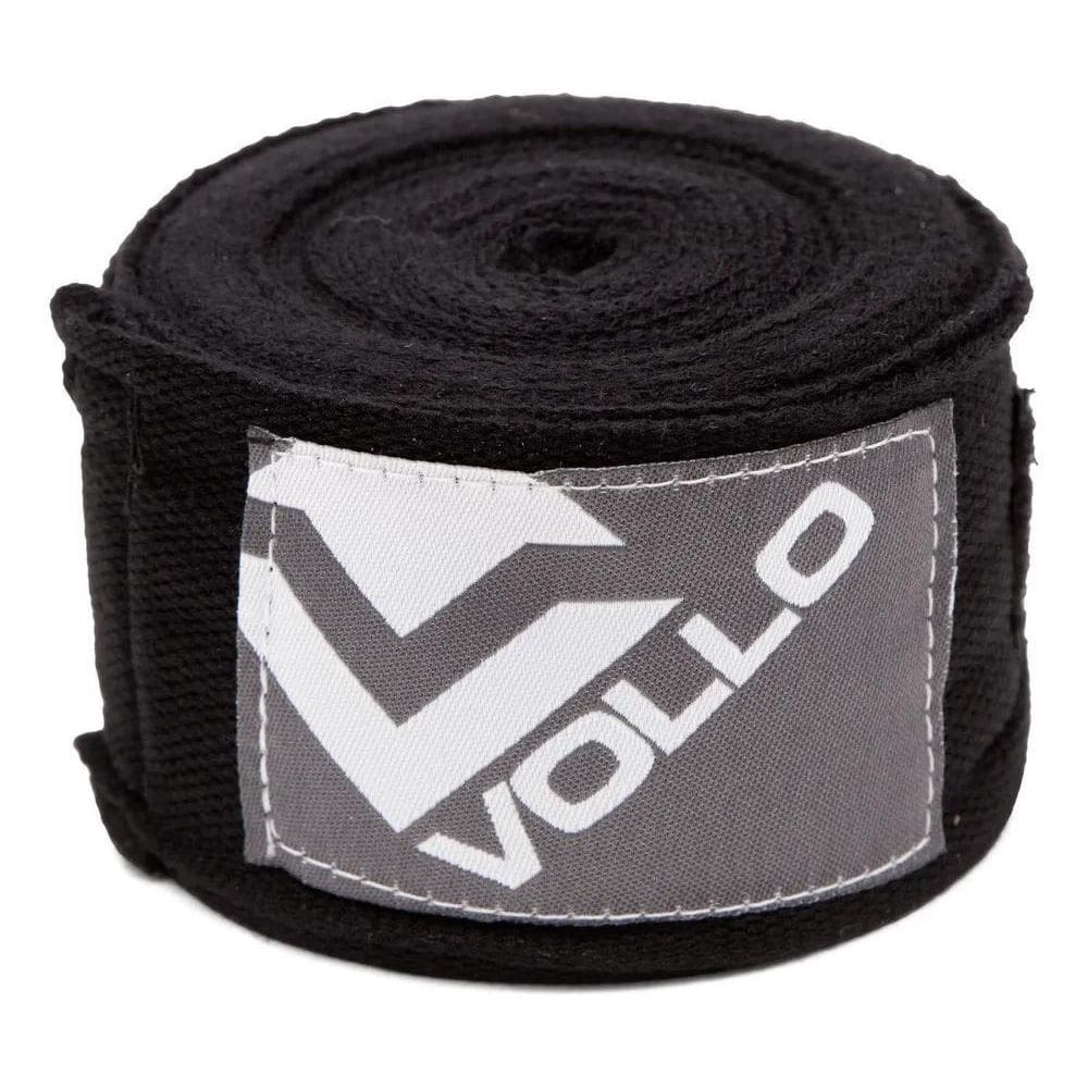 Bandagem Elastica Vollo Vfg 5 Metros 1 Par Preta X2