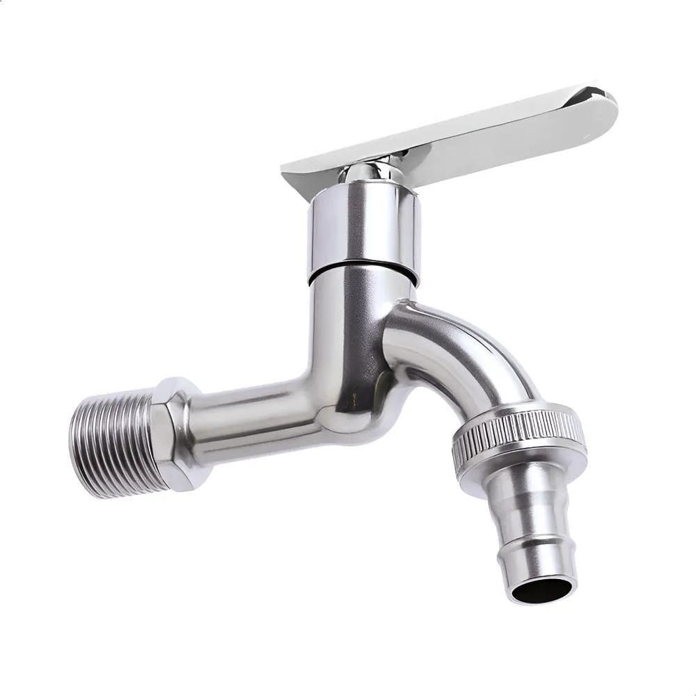 Torneira Curta Para Jardim/Área Externa Metal 1/4V Soft Inox
