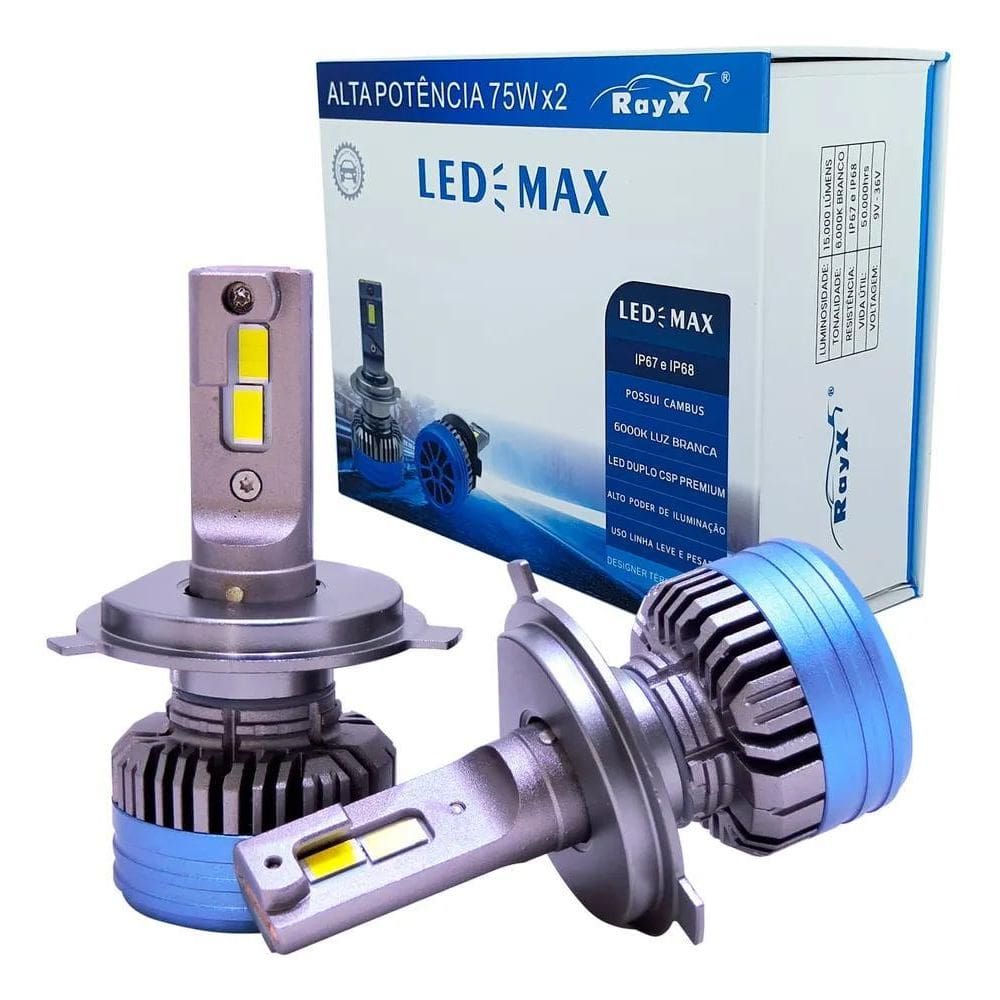 Ultra Led Max 6K 15000Lm 150W 12V 24V H1 H3 H7 H11 Hb3 Hb4