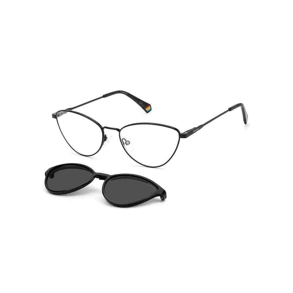 Óculos De Sol Polaroid New Clip-On Polarizado Preto Pld 6157