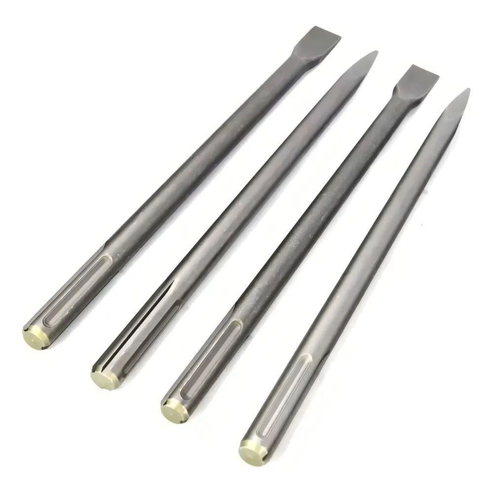 Kit 2 Talhadeiras E 2 Ponteiras Sds Max 400Mm Lotus