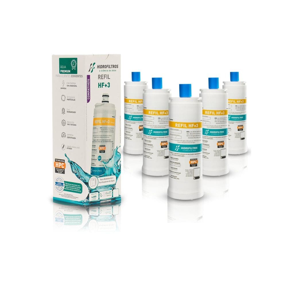 Kit 5 Refil Compatível Purificador Ibbl Fr600 Immaginare Due