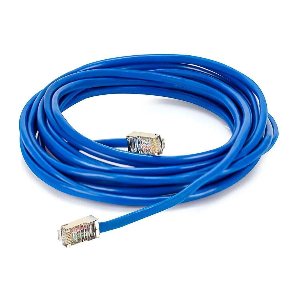 Cabo De Rede Blindado Cat5E Com Rj45 Azul - 20 Metros
