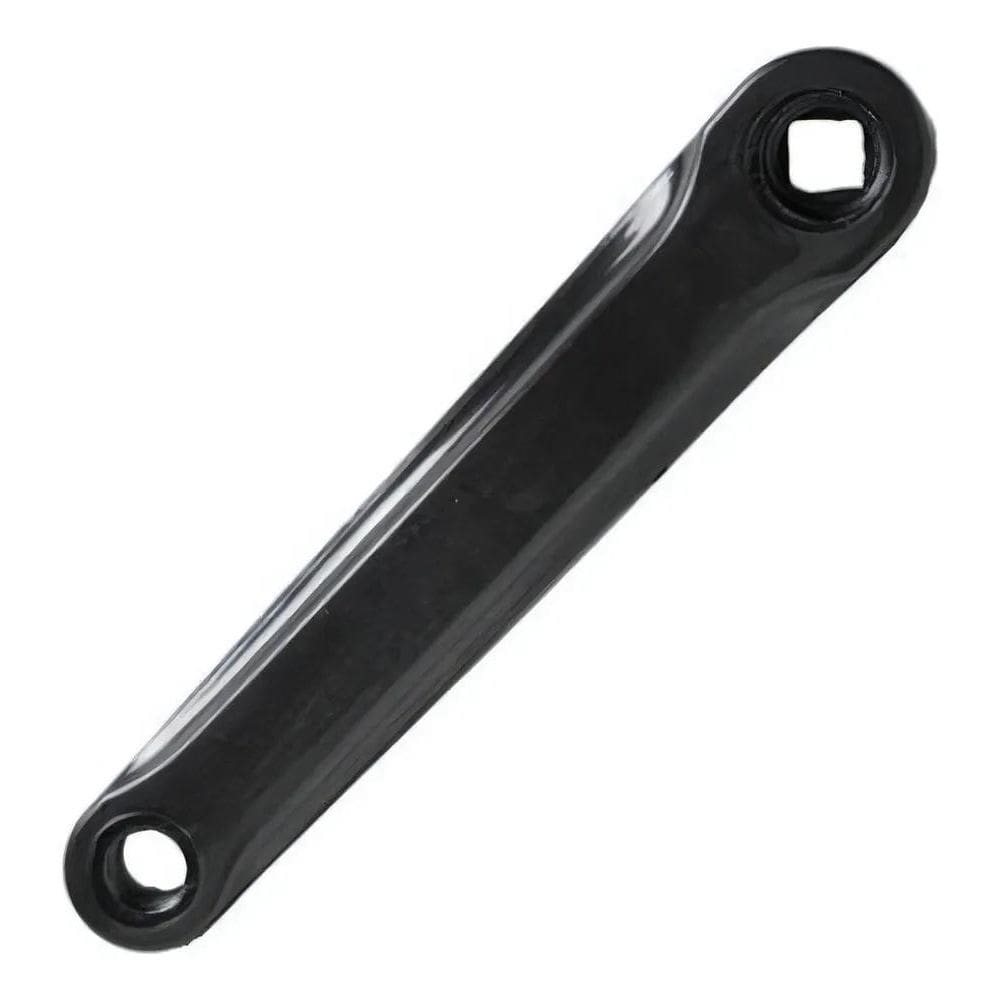 Pedivela Braço Esquerdo Ponta Quadrada 170Mm Preto Bike Imp
