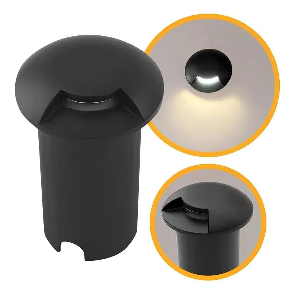 Spot Embutido De Solo 1 Facho Led 3000K Redondo Bivolt