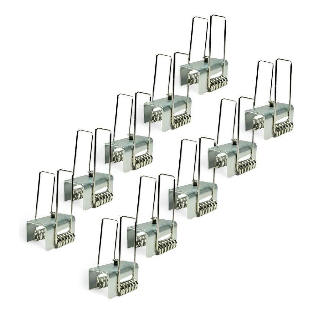 Presilha Para Perfil Led Kit Com 10 Peças E Parafuso