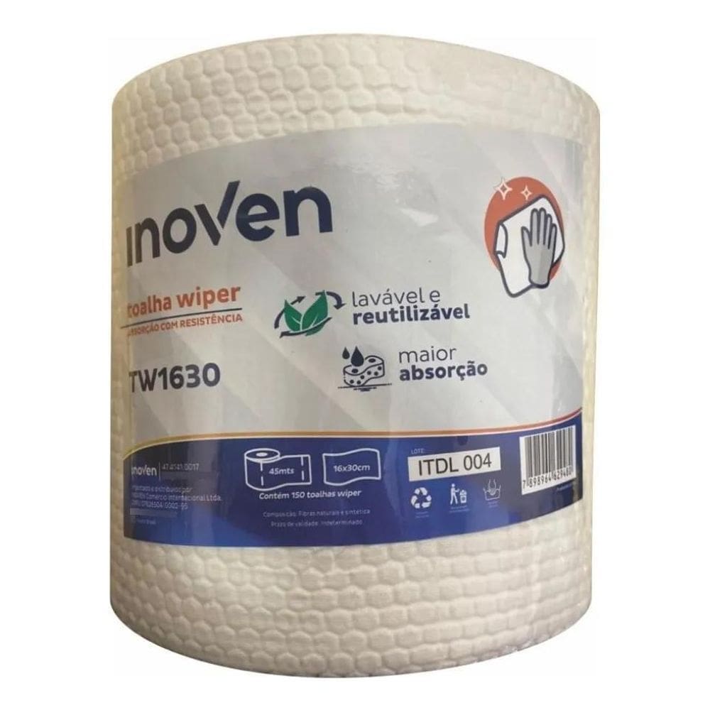 Toalha Descartável Manicure 16X30Cm - Alta Absorção - 150Un