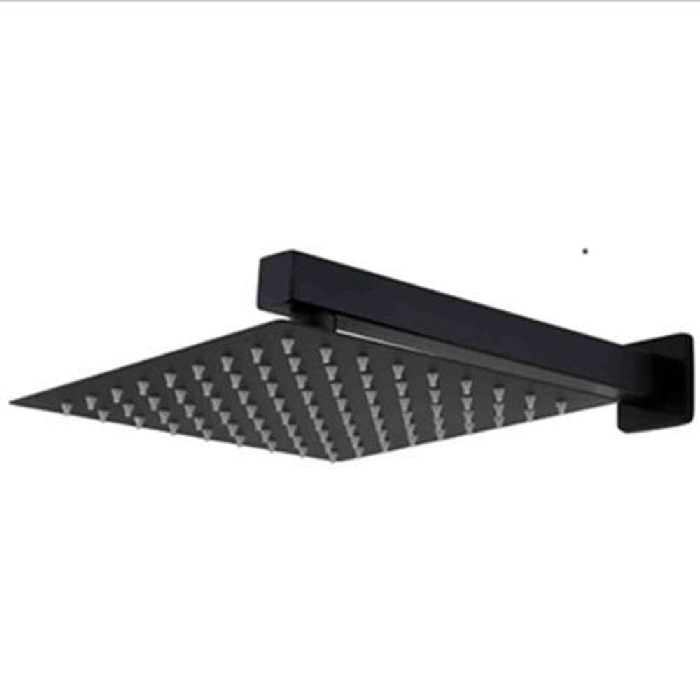 Ducha Rainha Articulada Slin Square 94550 Preto Fosco 214542