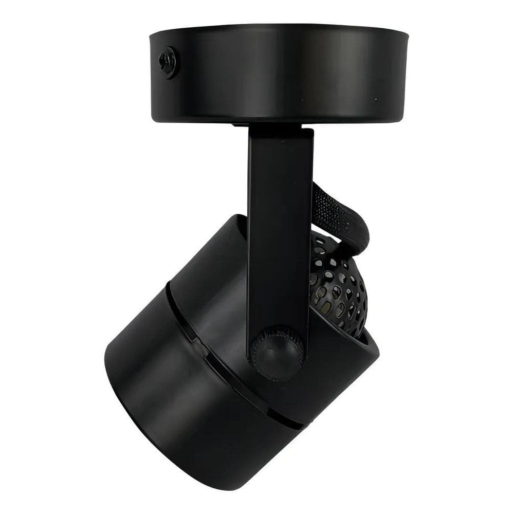 Spot Sobrepor Mr16 Gu10 Preto Direcionável Ds2396 Delis