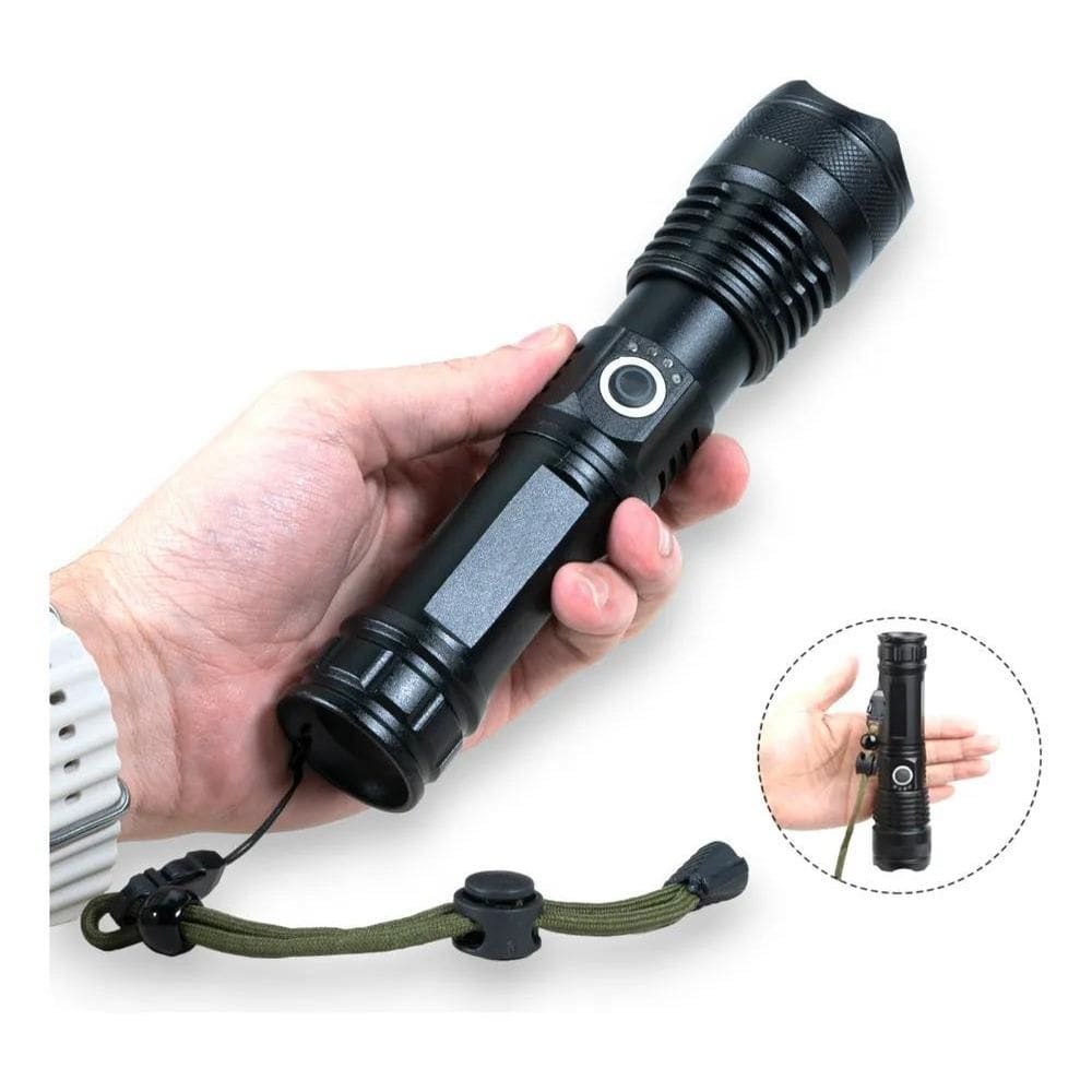 Lanterna Mais Forte Do Mundo T9 Potente Led Cree Usb