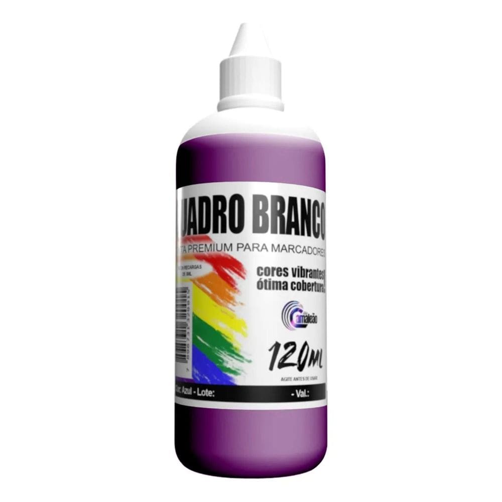 Tinta Caneta Pincel Marcador Quadro Branco 120Ml Premium