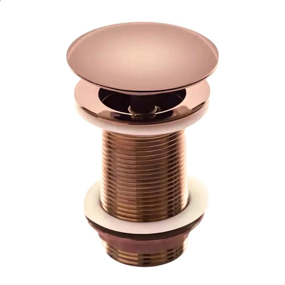 Válvula Click De Inox Para Cuba Banheiro Rose 1.1/4 4Cm