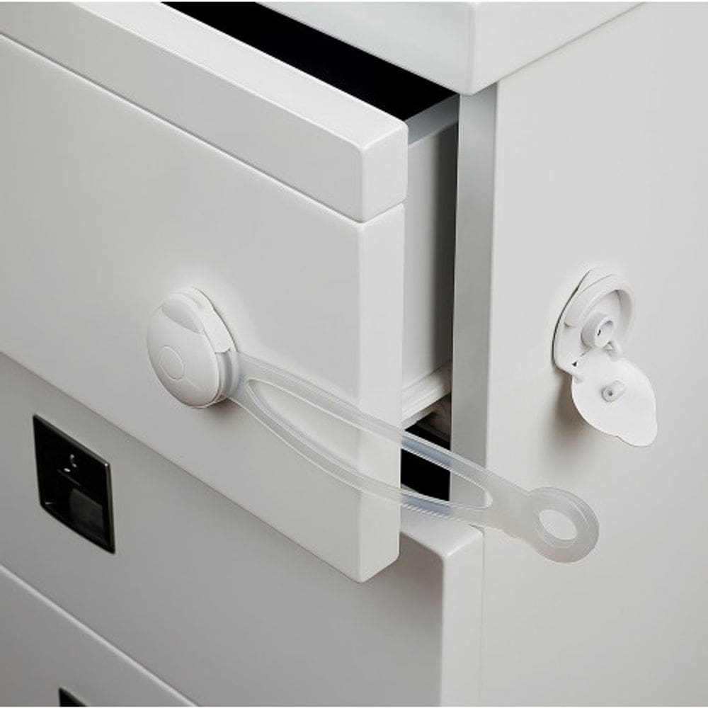 Kit 4 Travas de Gavetas e Armários Segurança para Crianças e Bebês