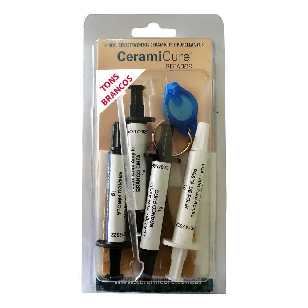 Kit Pequenos Reparos Pisos Cerâmicos Porcelanato Ceramicure