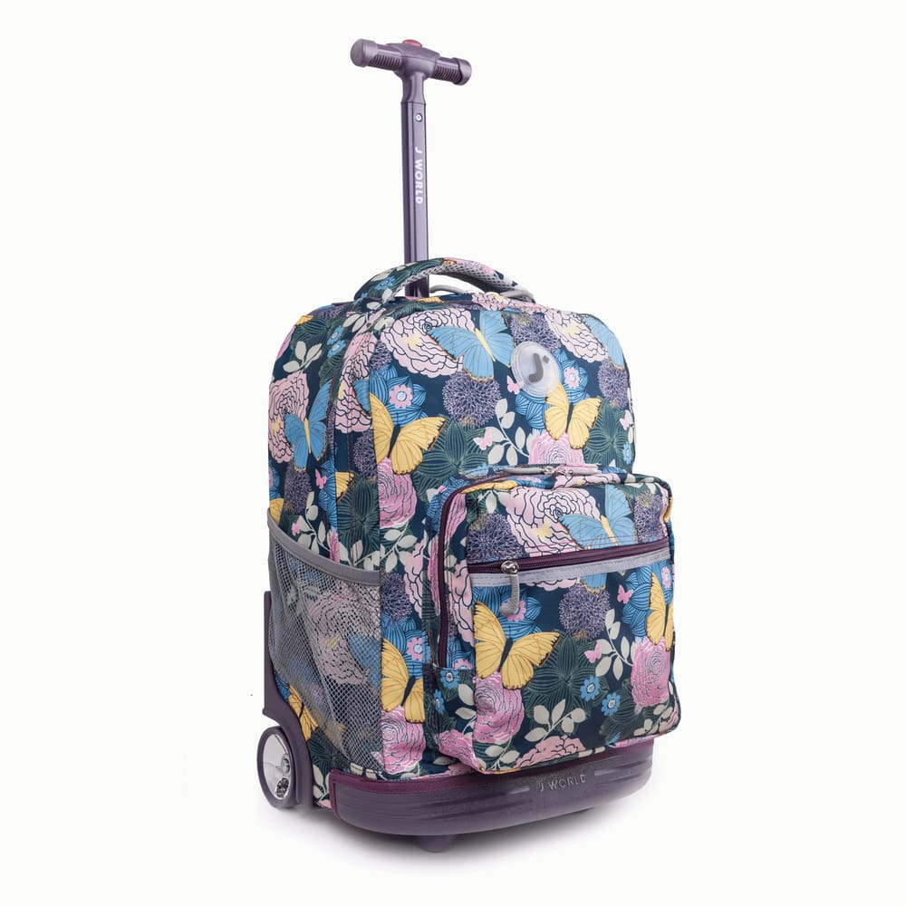 Mochila com rodinhas J World Girls Sunrise 18 Secret Garden