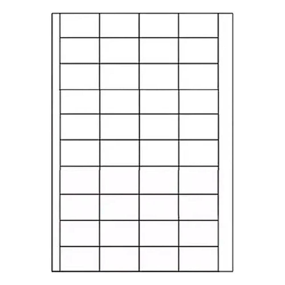 100 Folhas 40 X 25 Mm Etiqueta Mercado Full Antigo 4.000Etiq