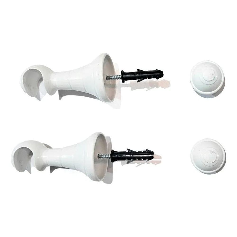 Par Suporte Gancho Para Varão De Cortina De 19Mm Diâmetro Co