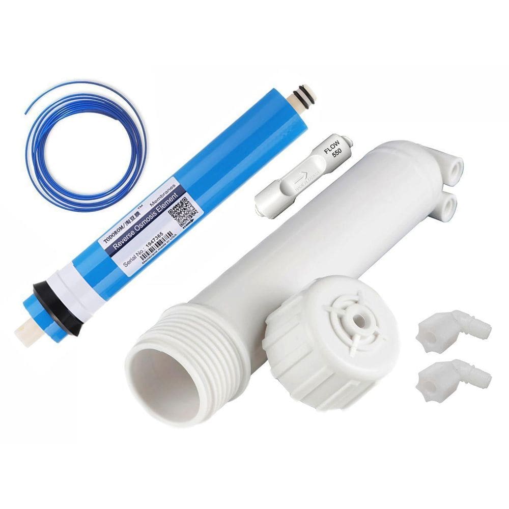 Kit Osmose Reversa Para Deionizador 100Gpd Conector Completo
