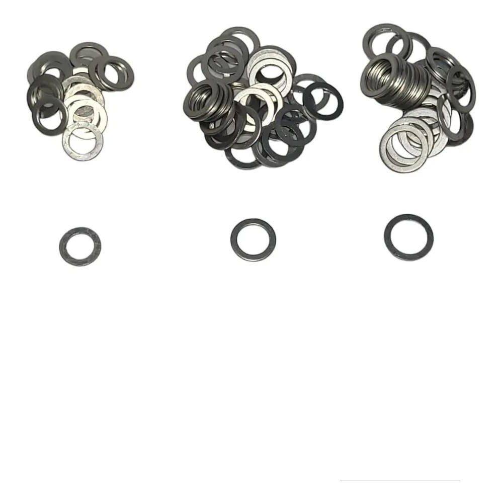 Kit Arruelas Alumínio Vedação Bujão Carter 12/14/16Mm-50Uni