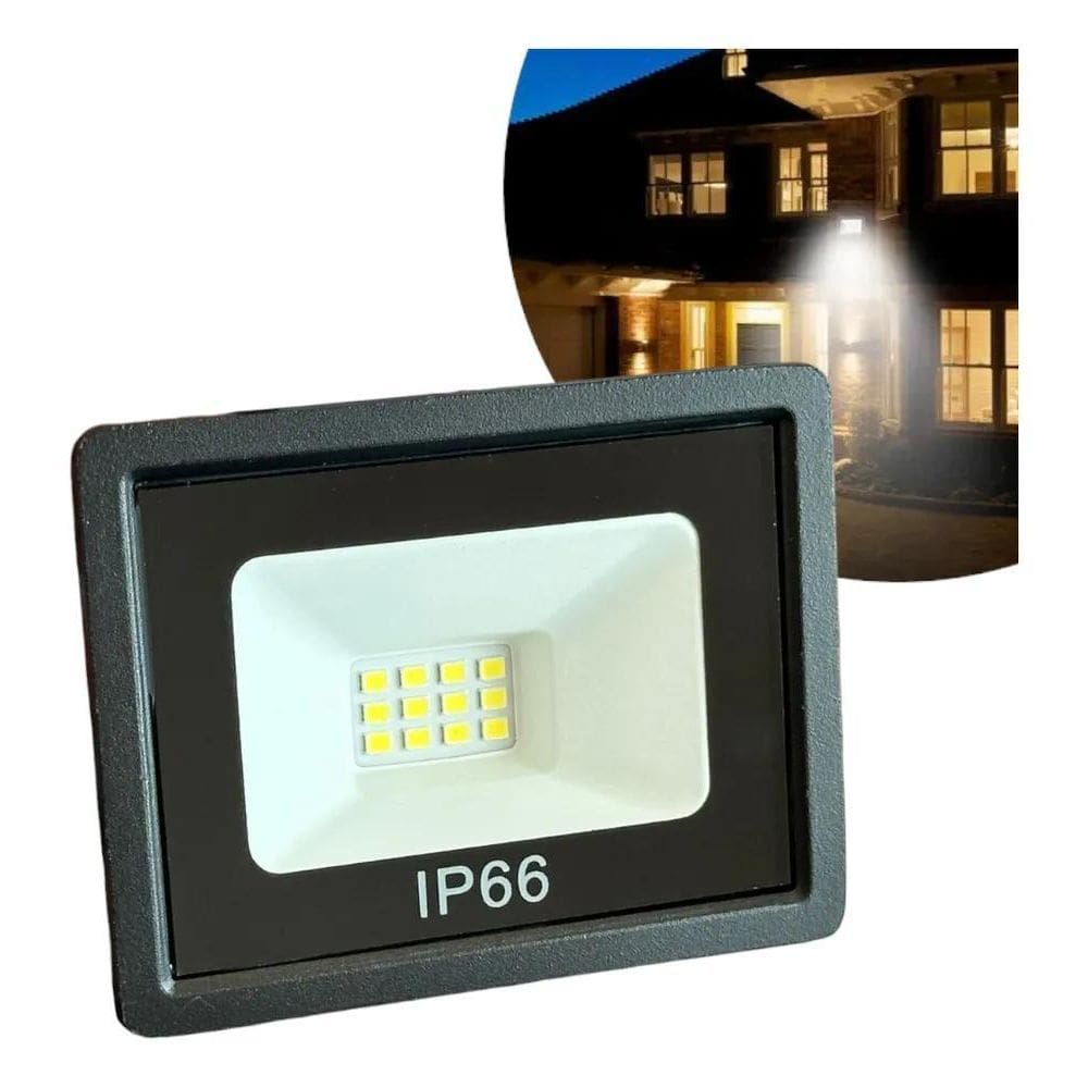 Refletor Super Micro Led Holofote Pro 50W Prova D`Água Cor D